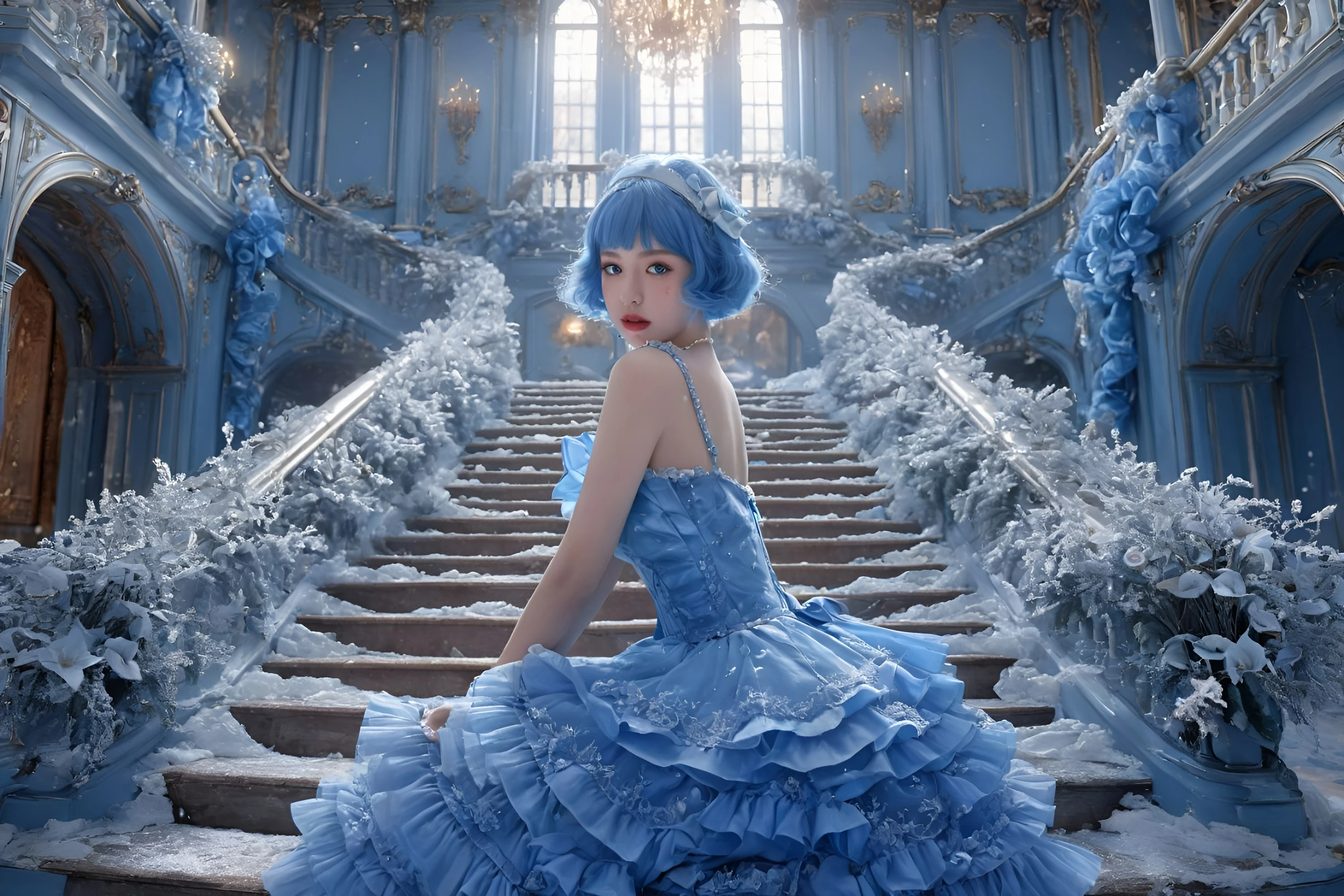 TQ - Romantic Floral Staircase v1.8