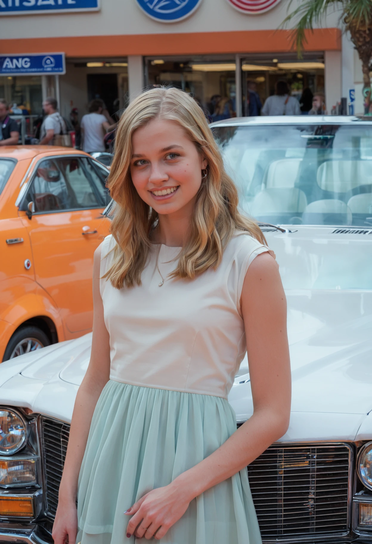score_9, score_8_up, score_7_up, ango woman, wearing Peasant tops, at rental car location, low light <lora:Angourie-Rice_token_ango_woman_r64_model_EverClear_v1:1.05> <lora:lowlight:0.5>