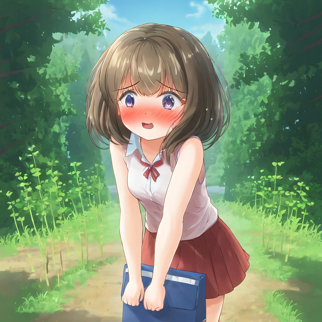 techiinu <lora:techiinu_style:1>, 1girl, forest, embarrassed, skirt, high resolution, extremely detailed, 8k, good anatomy, good face, masterpiece, best quality, hyper quality, insane details, intricate details, hyperdetailed, ultra detailed,