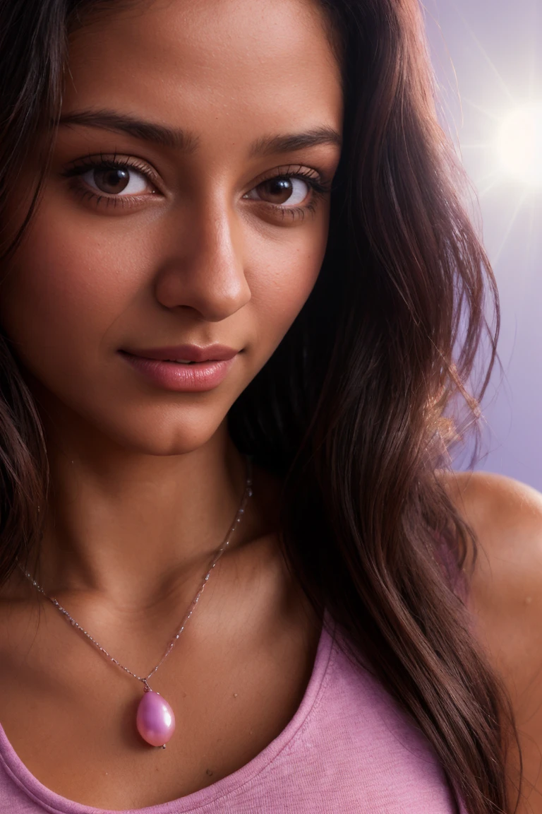 (Facial Close Up Short, Portrait:1.3) Tower13_Antonija (skinny, slim, slender, narrow waist:1.3) ((Photo Focus, DOF, Aperture, insanely detailed and intricate, character, hypermaximalist, hyper realistic, super detailed, (lens flare))) (Jeans and tank top:1.3) (Pink and Purple Studio Backdrop:1.3) (smile:1.3) <lora:exposure_control_v10:-0.2> <lora:more_details:0.3>