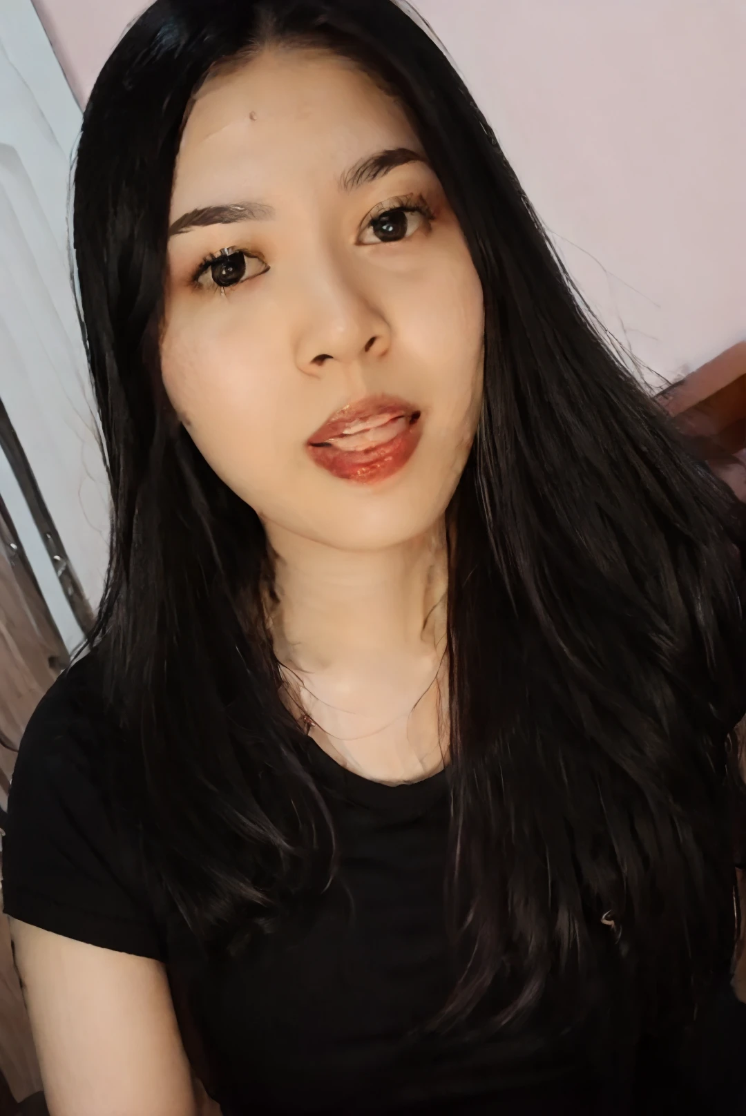 <lora:JGV5:1> alma, almaaraaa, javanese, girl, woman, young adult, 1girl, slim body, skinny, petite girl, bra cup size 32b, small boobs, small breast, small hips, black tanktop, tight clothes, perfect female body, lies supine, lustful, horny, sexy, sensual, pleasured, climaxed, orgasm, moan, bawdy, lewd, aroused