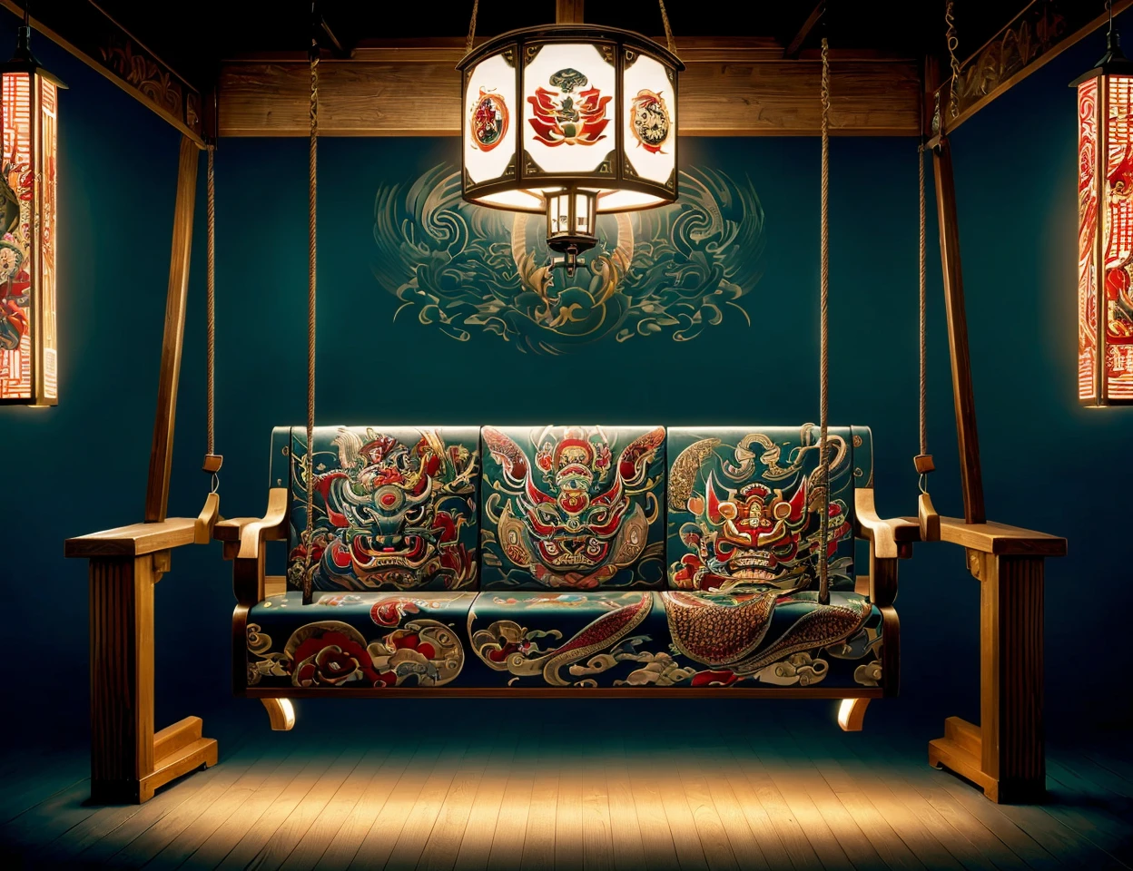 masterpiece, awesome quality, cinematic lighting, detailed, DonMH4ny4 portamento, d.s. al coda, swing , hannya, tattoo <lora:DonMH4ny4:0.8>