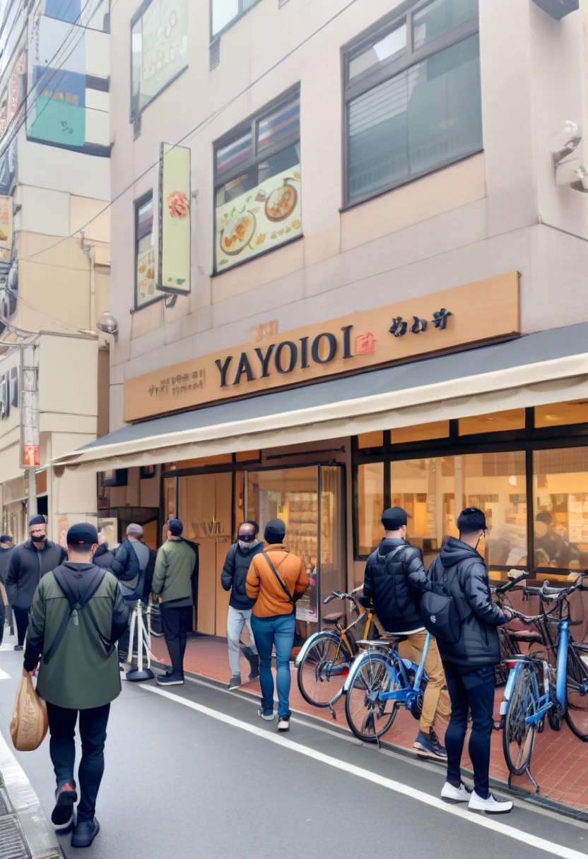 masterpiece, best quality, very aesthetic, absurdres,
yayoiken, storefront, bicycle, blurry, outdoors, street, 6+boys, real world location, multiple boys, bag, scenery, day, pants, jacket, denim
<lora:yayoiken_takatsuki_SDXL_V1:1>