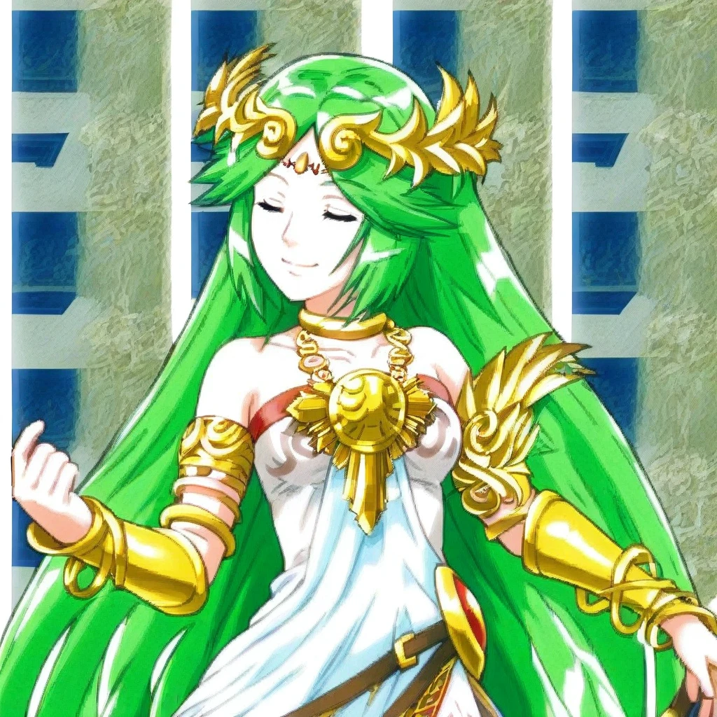 (absurdres, 8k, 4k, masterpiece, hyper extreme detailed:1.2), solo, 1girl, side view portrait, best quality, expressive eyes, perfect face, 1girl, portrait, solo, Female, mature female, adult, hmpa1, palutena, parted bangs, tiara, large breasts, necklace, bare shoulders, strapless dress, vambraces, belt, white dress, white thighhighs, single thighhigh,