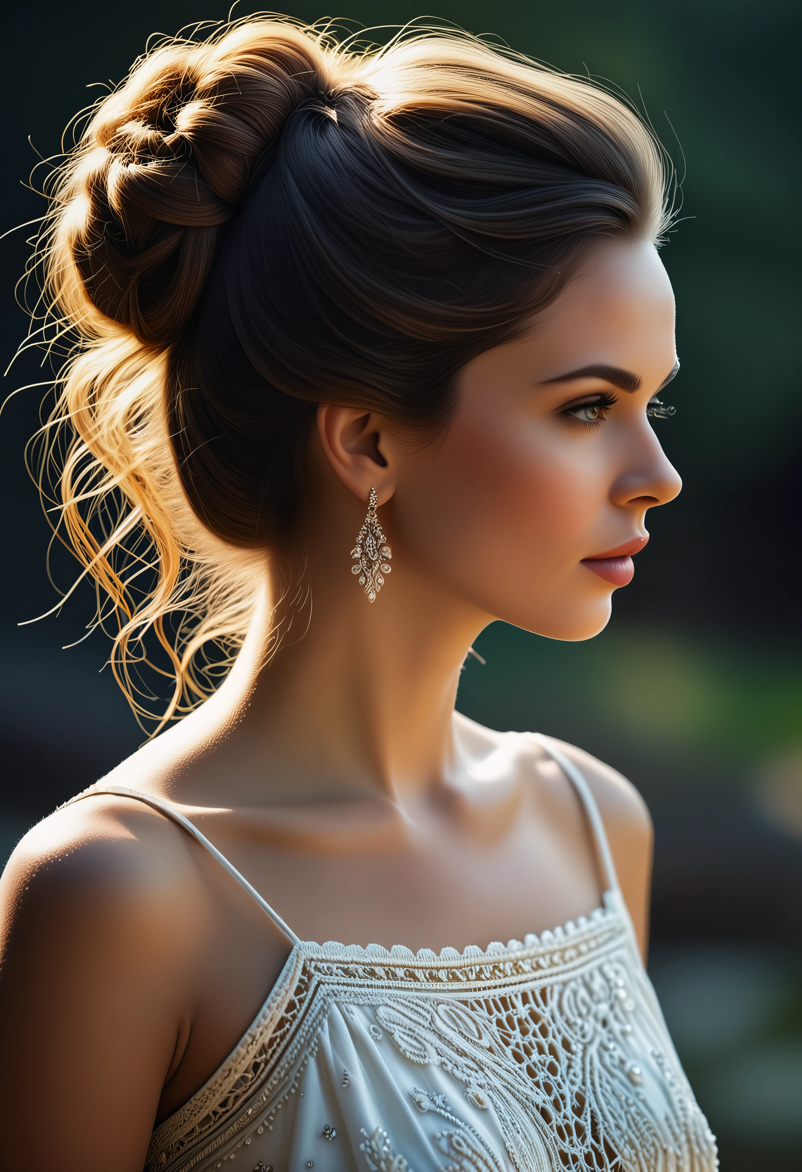 A beautiful woman., BREAK, great composition, UHD, 8K, 32k,