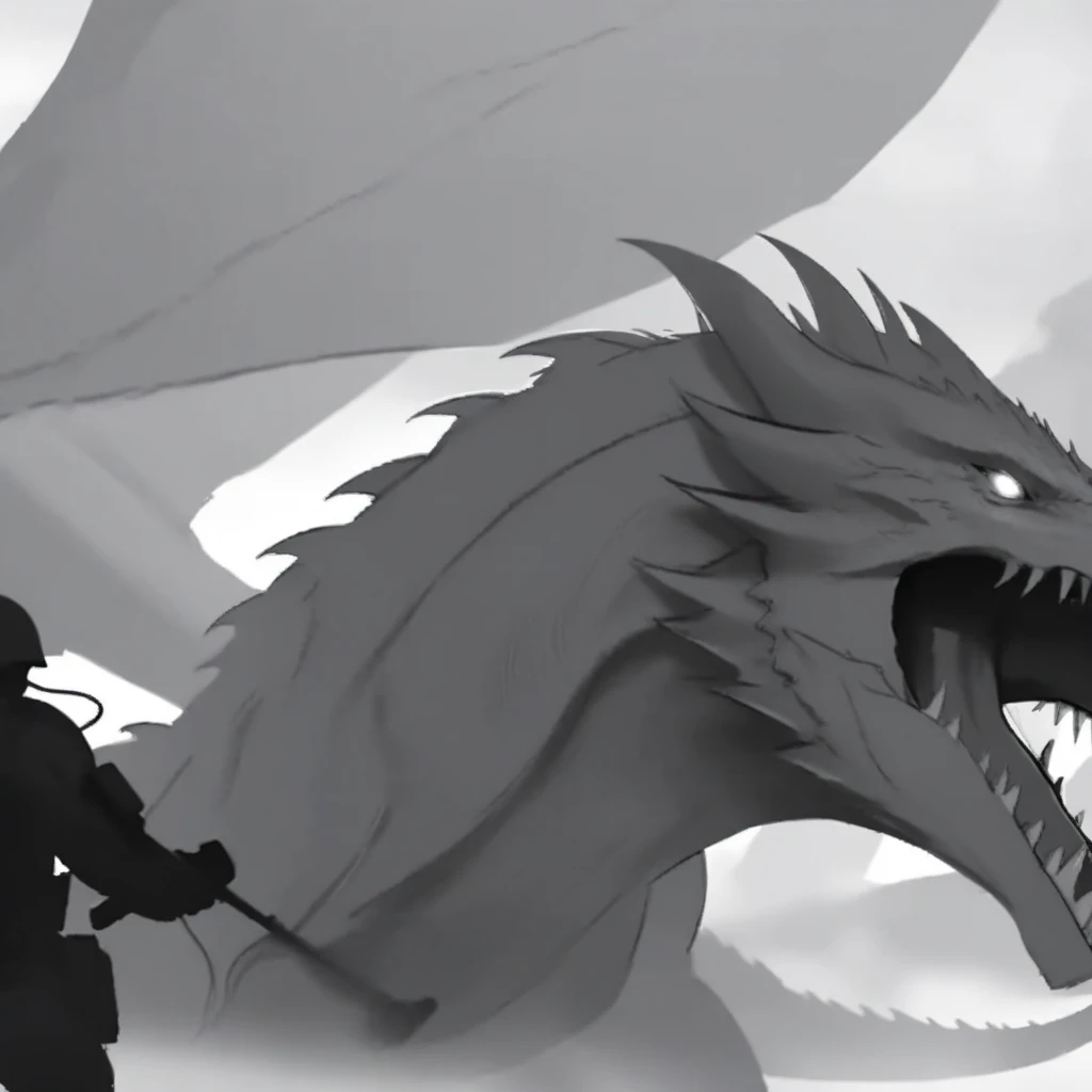 lor concept art, a dragon roaring at soldiers