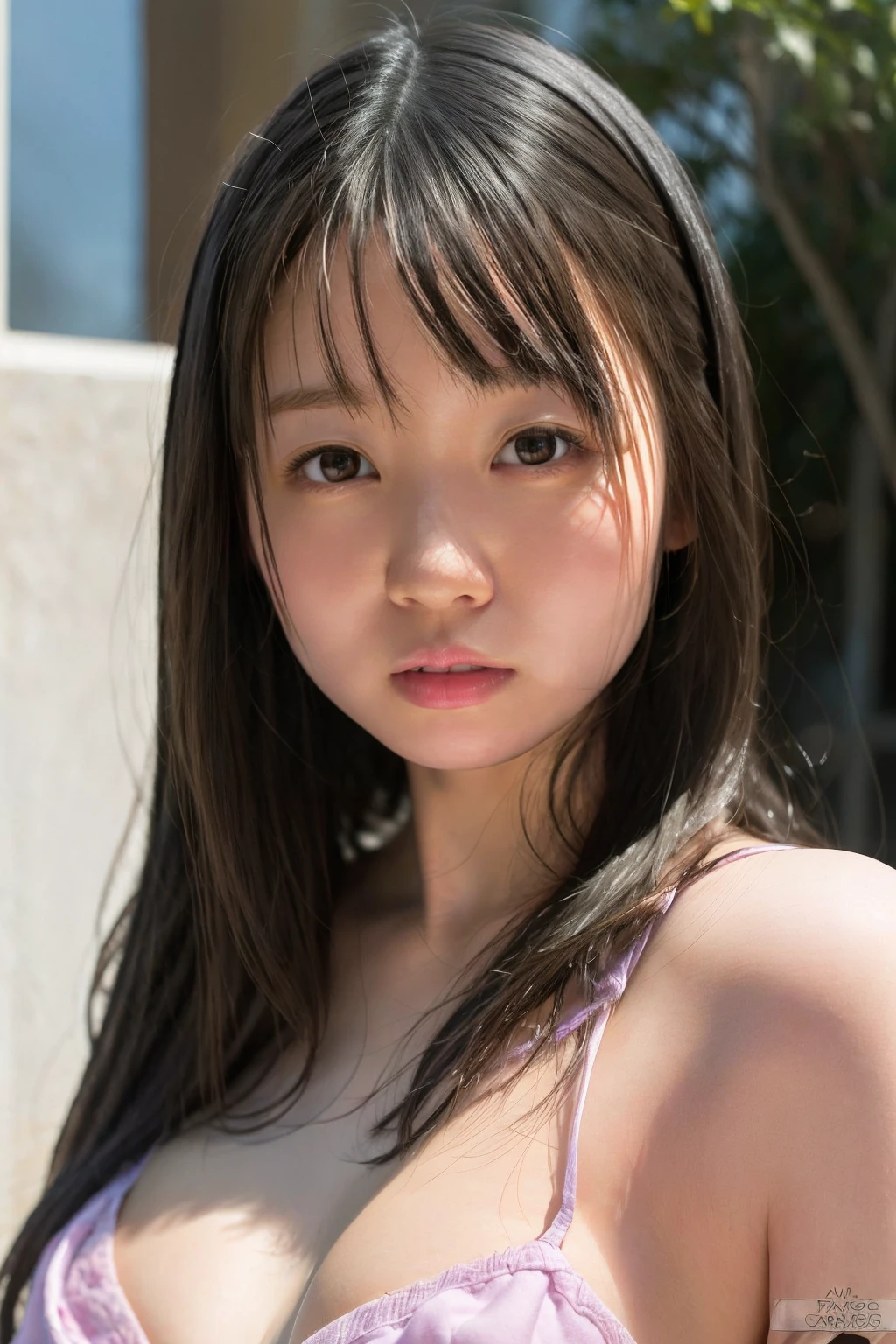 (8K、Raw photography、Photorealsitic:1.25)、( 1little girl)、(lipgloss、long lashes、beautiful countenance、20yr old、shiny bare skin、top-quality、超A high resolution、depth of fields)、chromatic abberation、Caustics、Wide light、Natural Shadow