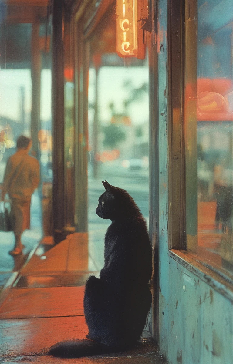 masterpiece,best quality,<lora:tbh156-sdxl:1>,illustration,style of Philip Lorca diCorcia, animals