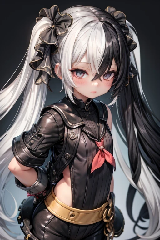 Black and white hairstyle v2.0