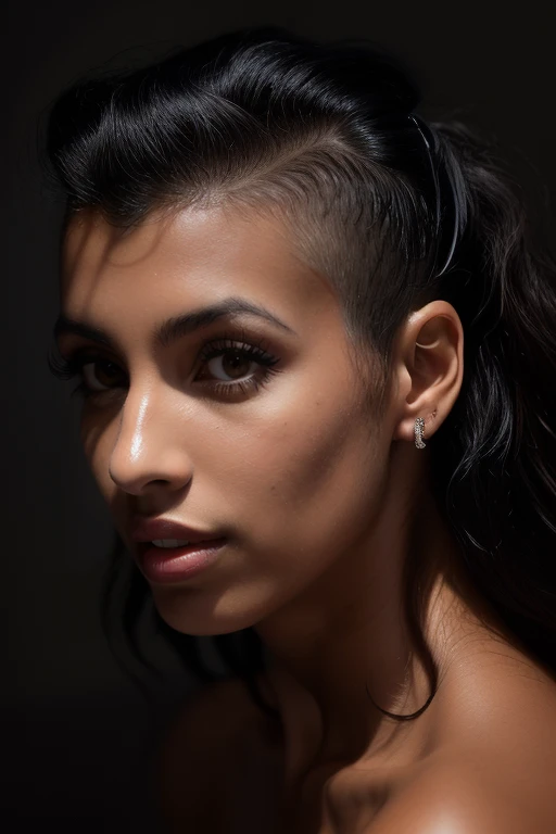 DEN_jjuliju_SG,
((headshot:1.2) portrait on a (plain background:1.2), (headshot:1.2), (face focus:1.1), lighting from the left, (shadows:1.2), (left side lighting:1.2), (side light:1.3), (half lit face:1.1), (strong shadows:1.2):1.2),
bokeh, f1.4, 40mm, photorealistic, raw, 8k, textured skin, skin pores, intricate details <lora:epi_noiseoffset2:1>, epiCRealism