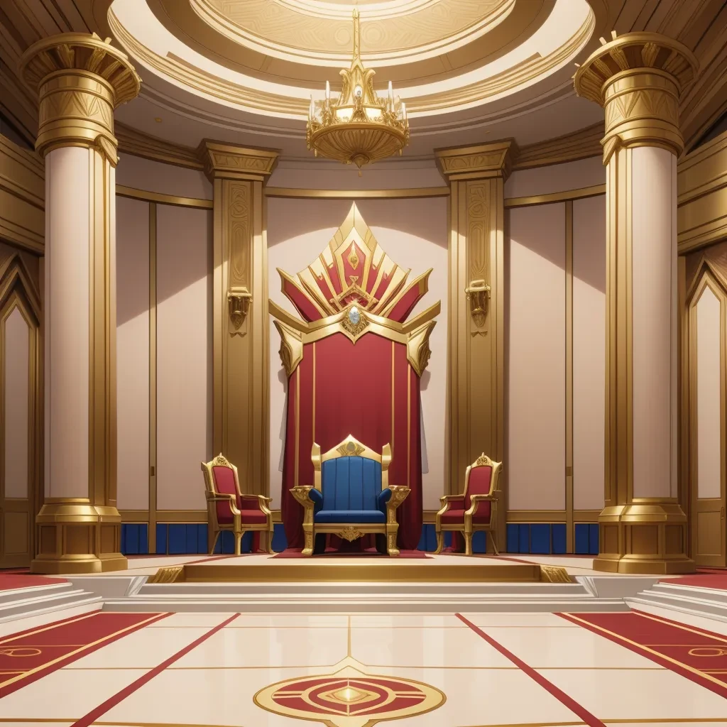 masterpiece, best quality, high quality, indoors, throne room, 2d, anime screencap, detailed background, <lora:HD_Anime_Screencap_Style_For_SD_1.5:0.7>