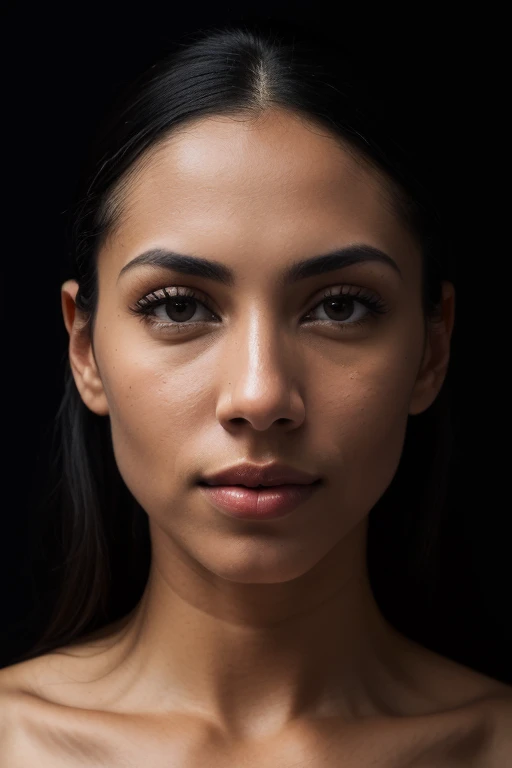 DEN_paraizo_SG,
((headshot:1.2) portrait on a (plain black background:1.2), (headshot:1.2), (face focus:1.1), (facing the camera:1.2), Head in the centre, (eye contact:1.3), (intense stare:1.1), mouth open, (facing straightforward:1.2), (forward facing:1.1), Head, face, Head focus, Head tilted down, looking slightly up at the camera:1.2),
bokeh, f1.4, 40mm, photorealistic, raw, 8k, textured skin, skin pores, intricate details <lora:epi_noiseoffset2:1>, epiCRealism