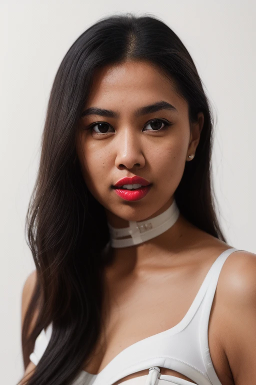 DEN_hayleyXYZ_OF,
(headshot,face focus,bright,(plain white background:1.2),bare shoulders,(black corset:1.2),strong eyeliner,Red lipstick,mouth open:1.2),
bokeh, f1.4, 40mm, photorealistic, raw, 8k, textured skin, skin pores, intricate details  <lora:epi_noiseoffset2:1>, epiCRealism
