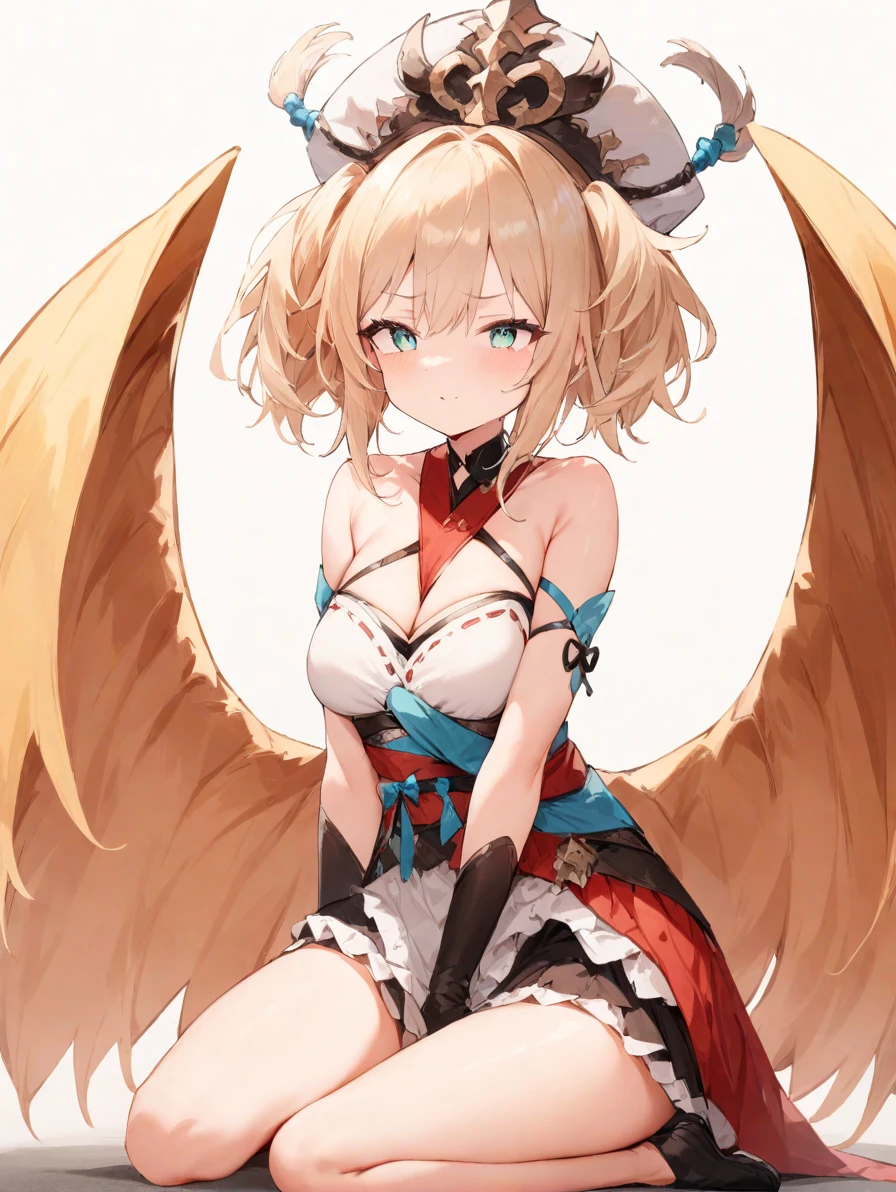 ,(ho-oh:0.7),1girl,(solo:1.2),white background,simple background,bare shoulders,,<lora:ho-oh-000004:0.7>,<lora:ç¥å¥å¦å¦å·¥å
·:1>, masterpiece, best quality, very aesthetic, absurdres
