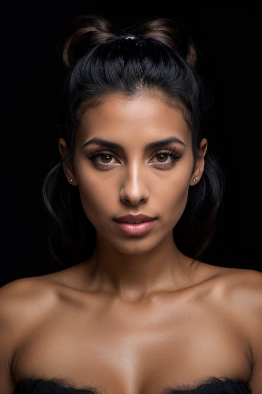 DEN_jjuliju_SG,
((headshot:1.2) portrait on a (plain black background:1.2), (headshot:1.2), (face focus:1.1), (facing the camera:1.2), Head in the centre, (eye contact:1.3), (intense stare:1.1), mouth open, (facing straightforward:1.2), (forward facing:1.1), Head, face, Head focus, Head tilted down, looking slightly up at the camera:1.2),
bokeh, f1.4, 40mm, photorealistic, raw, 8k, textured skin, skin pores, intricate details <lora:epi_noiseoffset2:1>, epiCRealism