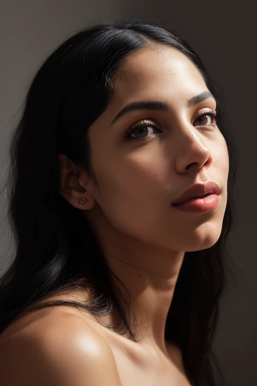 DEN_paraizo_SG,
((headshot:1.2) portrait on a (plain background:1.2), (headshot:1.2), (face focus:1.1), lighting from the left, (shadows:1.2), (left side lighting:1.2), (side light:1.3), (half lit face:1.1), (strong shadows:1.2):1.2),
bokeh, f1.4, 40mm, photorealistic, raw, 8k, textured skin, skin pores, intricate details  <lora:epi_noiseoffset2:1>, epiCRealism