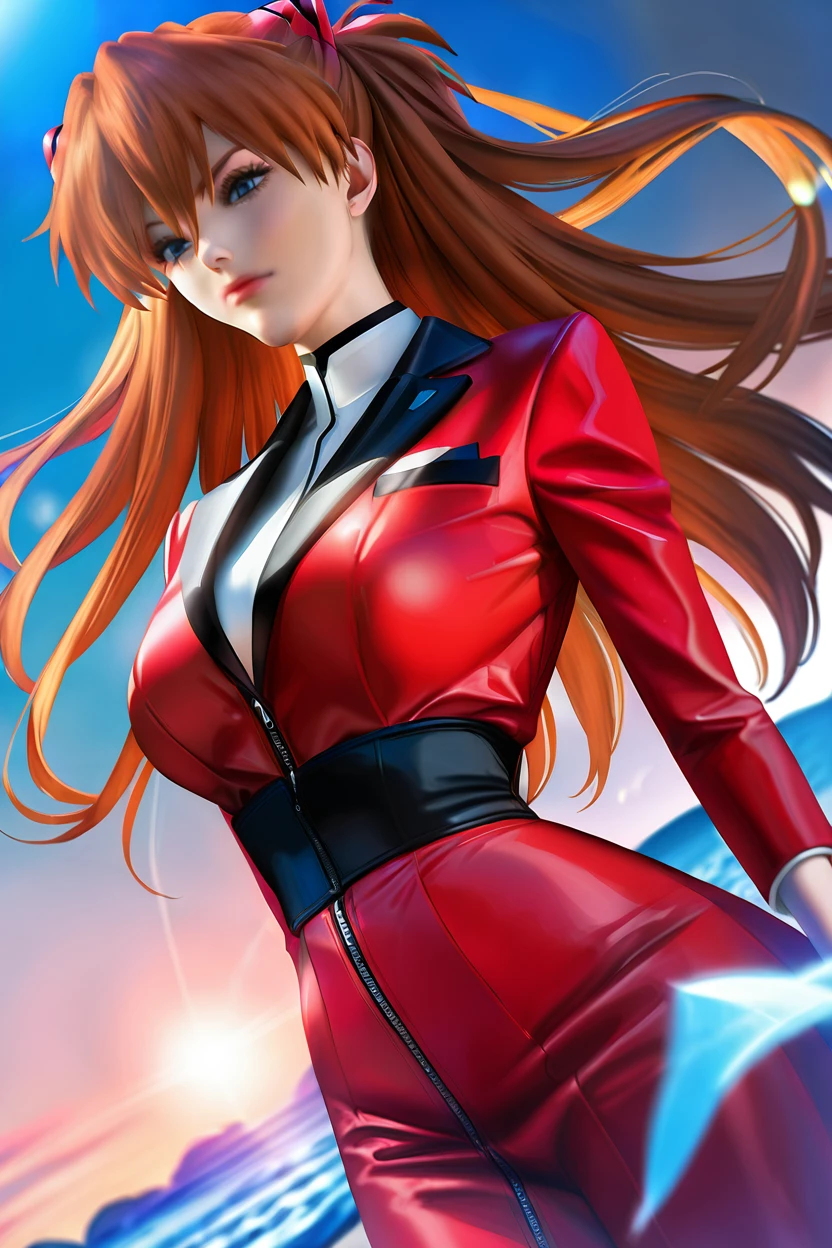 (best quality),(masterpiece),1girl,colorful,dynamic angle,Asuka Langley,upper body,fashion,Evangelion red suit,moonlight passing through hair,<lora:HaveyouWould_XL_v1.2-000198:0.8>,