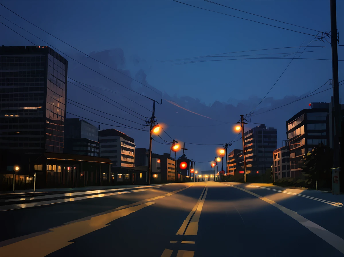 <lora:Aesthetics_Enhancer_pony:0.8>,score_9, score_8_up, score_7_up,BREAK 
EnhanceImage,low light, no humans, scenery, outdoors, building, sky, power lines, city, road, night, cityscape