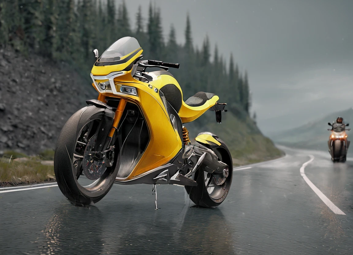 obc06 Motorcycle <lora:06_vehicle_obc06:1.0> on a road, 
outside, evil,
nature at background, professional, realistic, high quality,
Freezing rain and sleet, <lora:general_vehicle:-0.20>