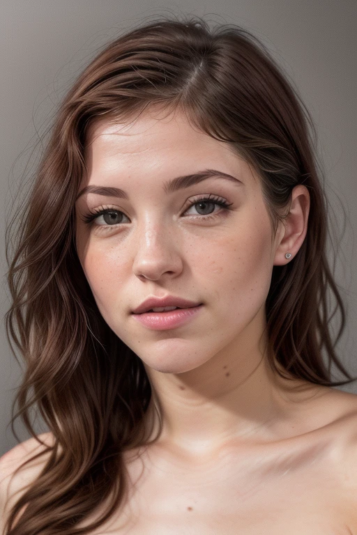 Merger_dainty_fowline,
((headshot:1.2) portrait on a (plain grey background:1.2), (headshot:1.2), (face focus:1.1), windswept chaotic hair, soft lighting, low contrast, low saturation:1.2),
bokeh, f1.4, 40mm, photorealistic, raw, 8k, textured skin, skin pores, intricate details <lora:epi_noiseoffset2:1>, epiCRealism