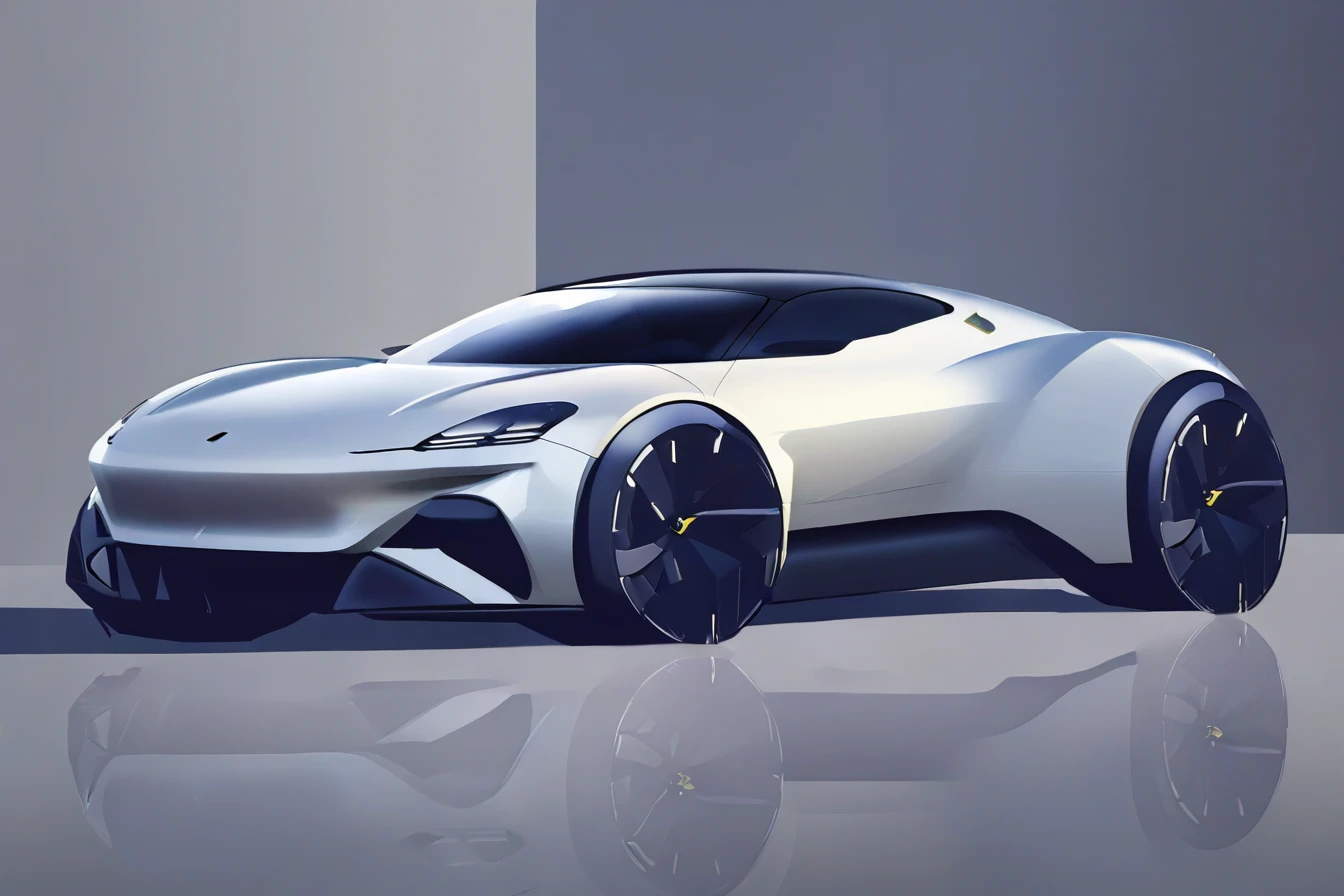 (best quality, masterpiece :1.2),car render style,super car,simple background,finely detailed,4k,studio lighting,product design,<lora:car_render_neutral_lora_v3-000016:1>,