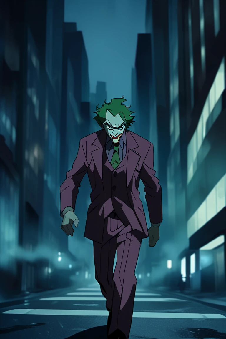 the joker walking through streets of new york, stunning photo, dark moody aesthetic, at night, city lights in background. surreal, 8k
,Spec Style<lora:EMS-381670-EMS:1.000000>