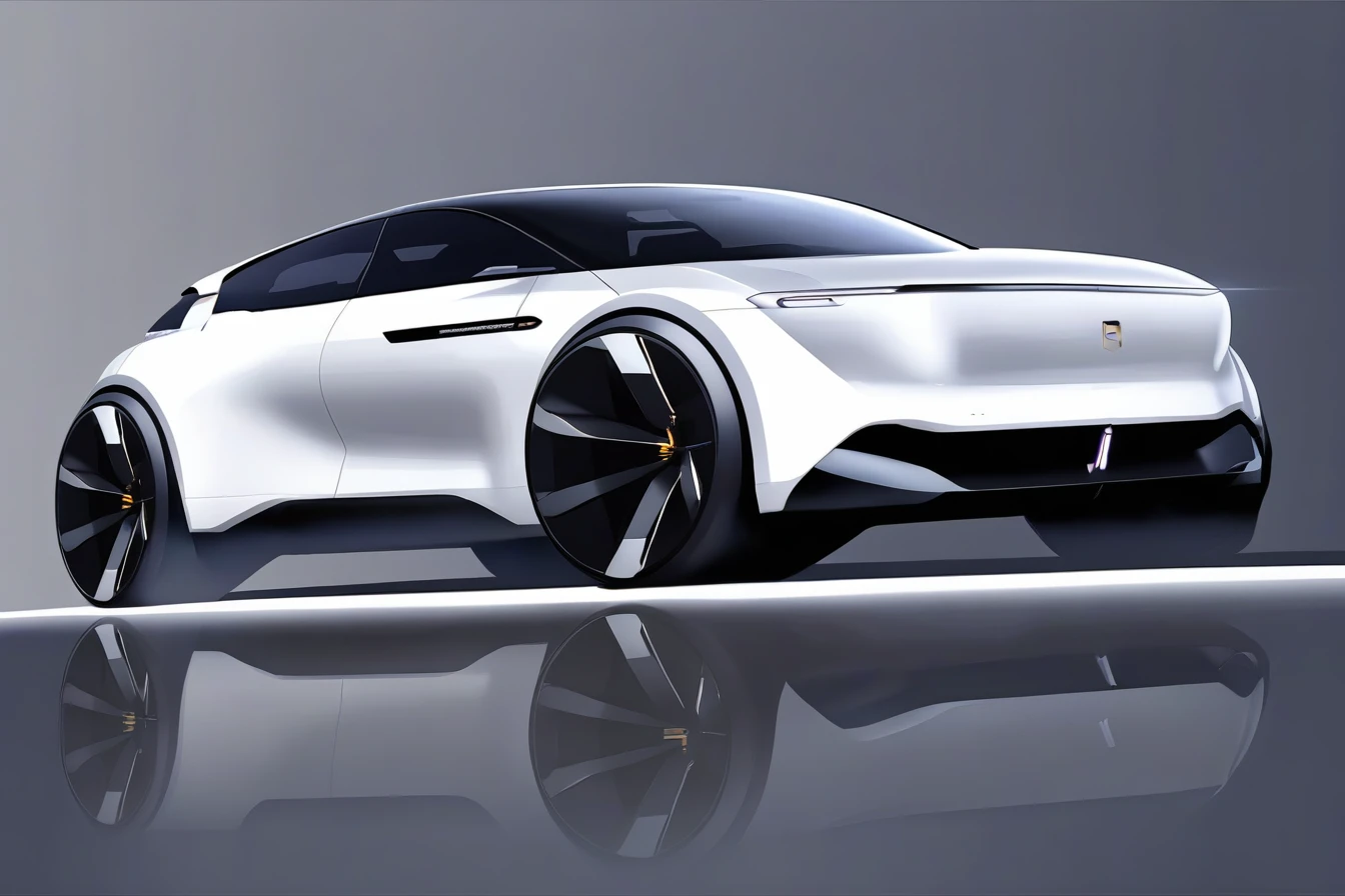 (best quality, masterpiece :1.2),car render style,white car,simple background,futuristic,finely detailed,4k,studio lighting,product design,<lora:car_render_neutral_lora_v3-000016:0.8>,