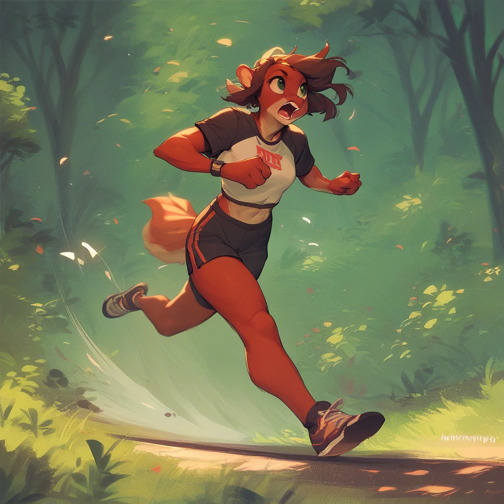 Running girl hot