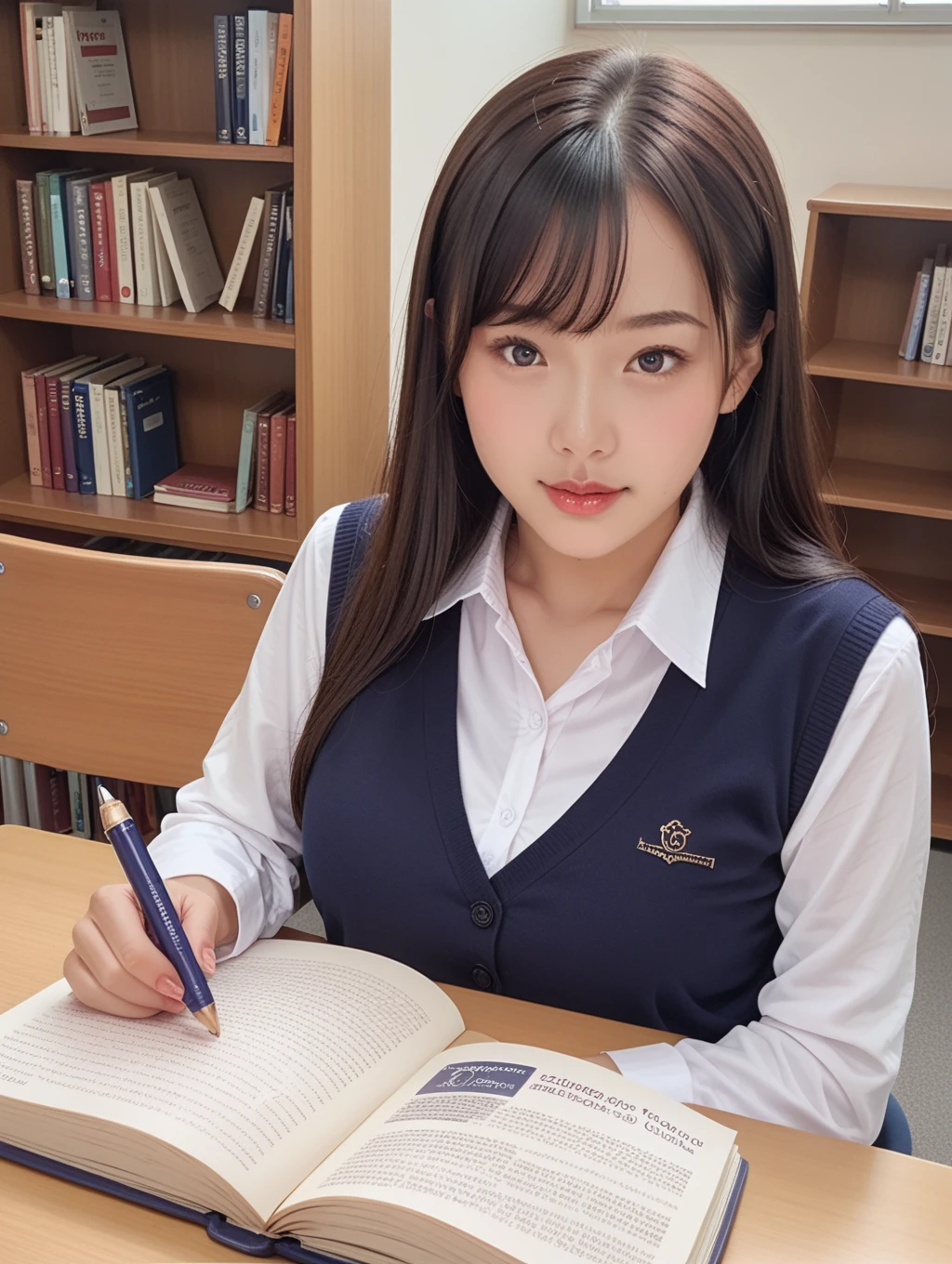score_9, score_8_up, score_7_up,
1girl,
Cute,private teacher,study room,teach to student,study desk, note book, pen, text book, bookshelf, accidentally expose body, partially undressed, teacher touch student, close up