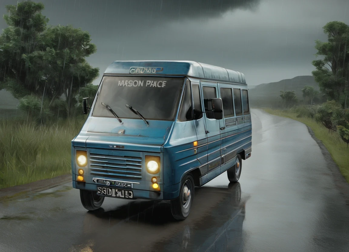obc08 Van <lora:08_vehicle_obc08:1.0> on a road,
outside, surreal,
nature at background, professional, realistic, high quality,
Light rain and breezy, <lora:general_vehicle:-0.15>
