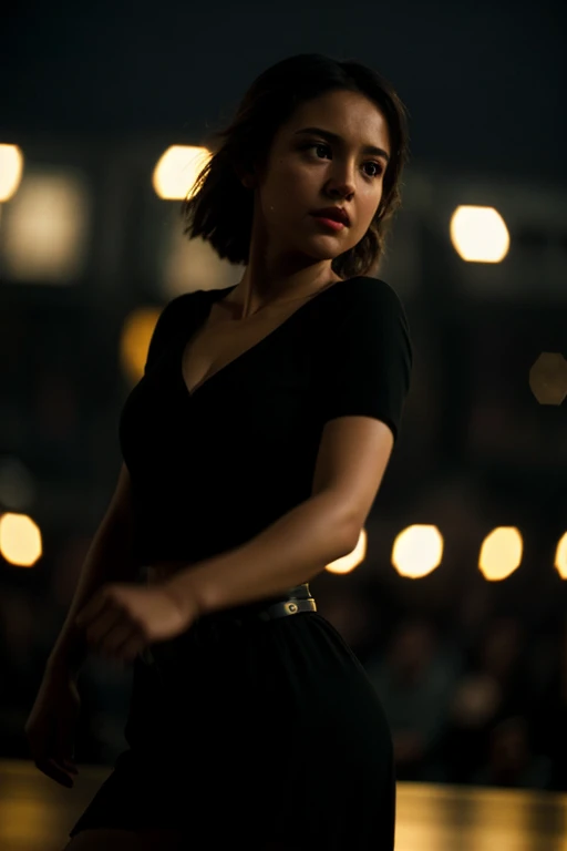 cinematic still 1girl, solo,dancing,<lora:OverallDetail:1>, . emotional, harmonious, vignette, highly detailed, high budget, bokeh, cinemascope, moody, epic, gorgeous, film grain, grainy