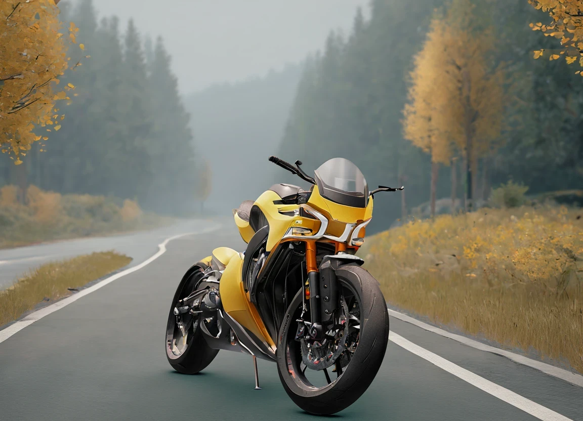 obc06 Motorcycle <lora:06_vehicle_obc06:1.0> on a road,
outside, matte,
nature at background, professional, realistic, high quality,
Morning frost and fog, <lora:general_vehicle:-0.05>