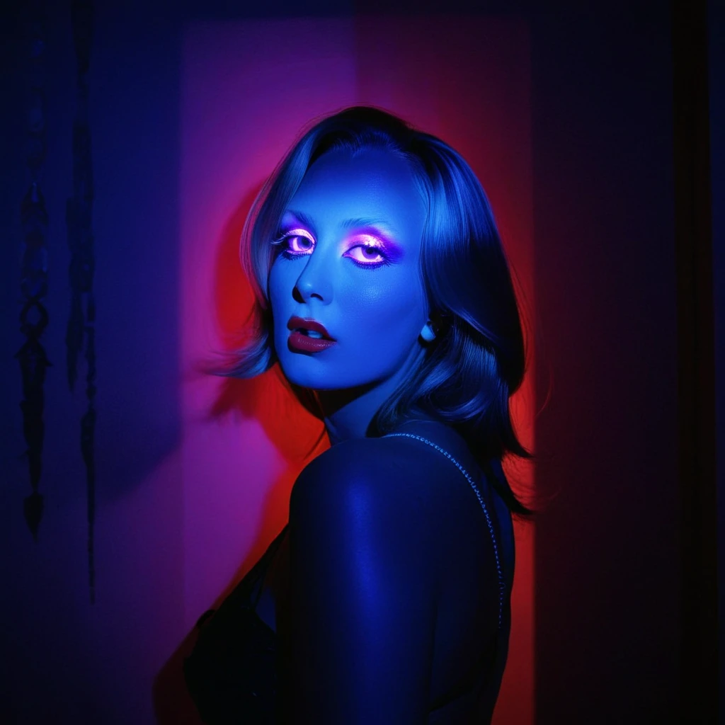 hanhazel,<lora:hanhazelv3-000016:1>,metaphysical style Analog photo (unique surreal surrealistic photography style)(perfect emotional lighting and photography)BREAK)(hard shadows soft glow)(sharp photo)((famous historical history historiography)))(scarlet sapphire purple blue maroon blacklight colors) great lighting, dreamlike, irrational, unexpected juxtapositions, highly detailed . surreal, eerie, uncanny, detailed)
, <lora:SDXLHighDetail_v5:0.3>, <lora:sdxl_photorealistic_slider_v1:1.2>, surreal, eerie, uncanny, detailed