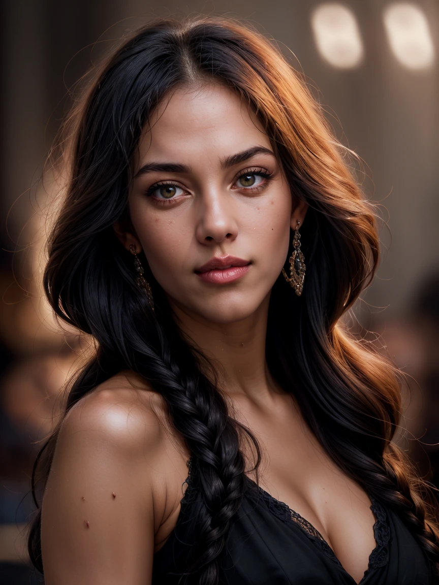 photo tv_Rosario_Rodriguez_MXAI , flirty expression, extreme closeup shot, black background,, (((Ultra-HD-details, Ultra-HD-detailed, Ultra-HD-realistic, Ultra-HD-photo-same-realistic-quality-details)))
