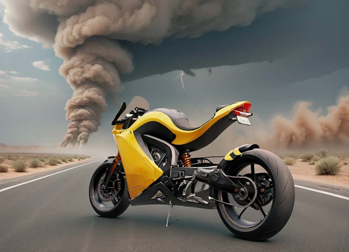obc06 Motorcycle <lora:06_vehicle_obc06:1.0> on a road,
outside, mind-bending,
nature at background, professional, realistic, high quality,
Dust storm with haze, <lora:general_vehicle:-0.20>
