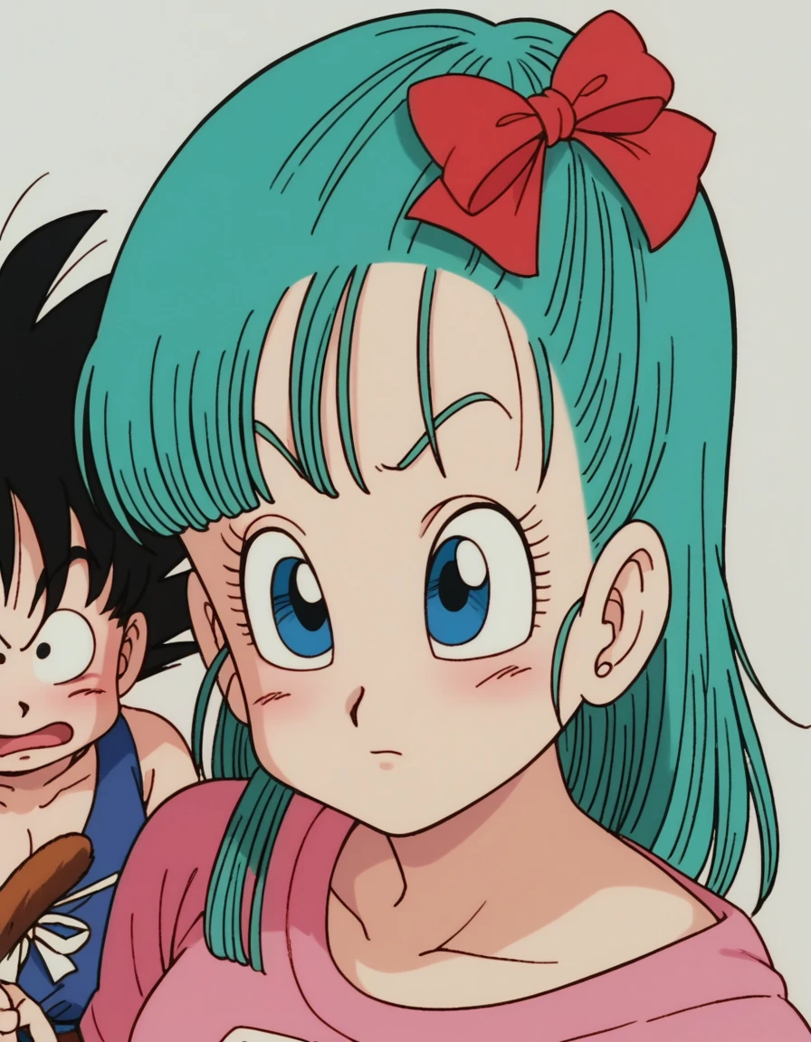 zPDXL, score_9, score_8_up, score_7_up, source_anime, BREAK
<lora:EarlyAkira-20:0.8> drgbls1, son goku, black hair, black eyes, monkey tail, bulma, blue hair, blue eyes, multiple characters, 1girl, 1boy,