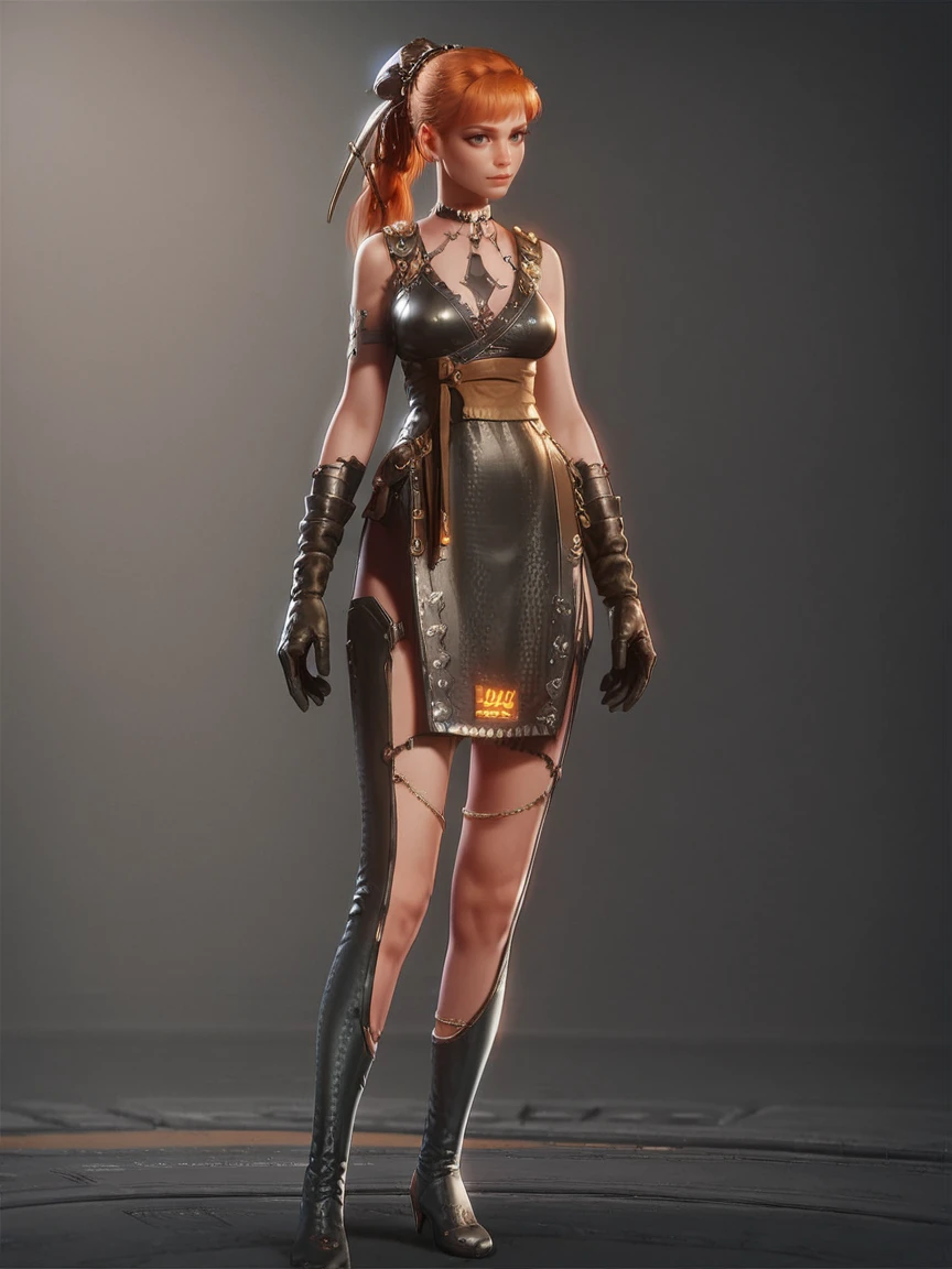 score_9, score_8_up, score_7_up, score_6_up, <lora:st3ll4rb3:0.8> st3ll4rb, 1girl, gloves, dress, full body, ginger hair,