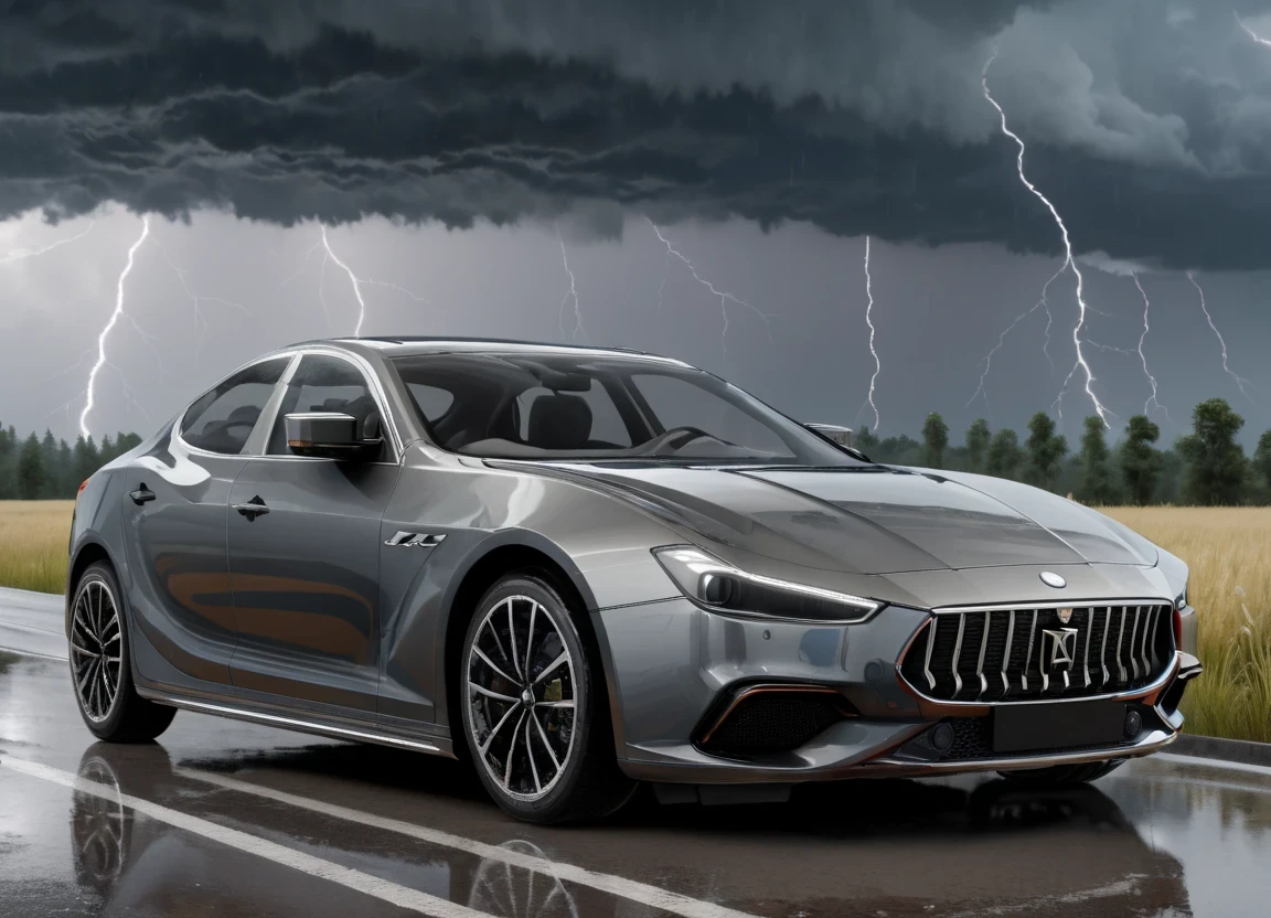 obc17 Car <lora:17_vehicle_obc17:1.0> on a road,
outside, biomechanical,
nature at background, professional, realistic, high quality,
Scattered thunderstorms and rain, <lora:general_vehicle:-0.20>