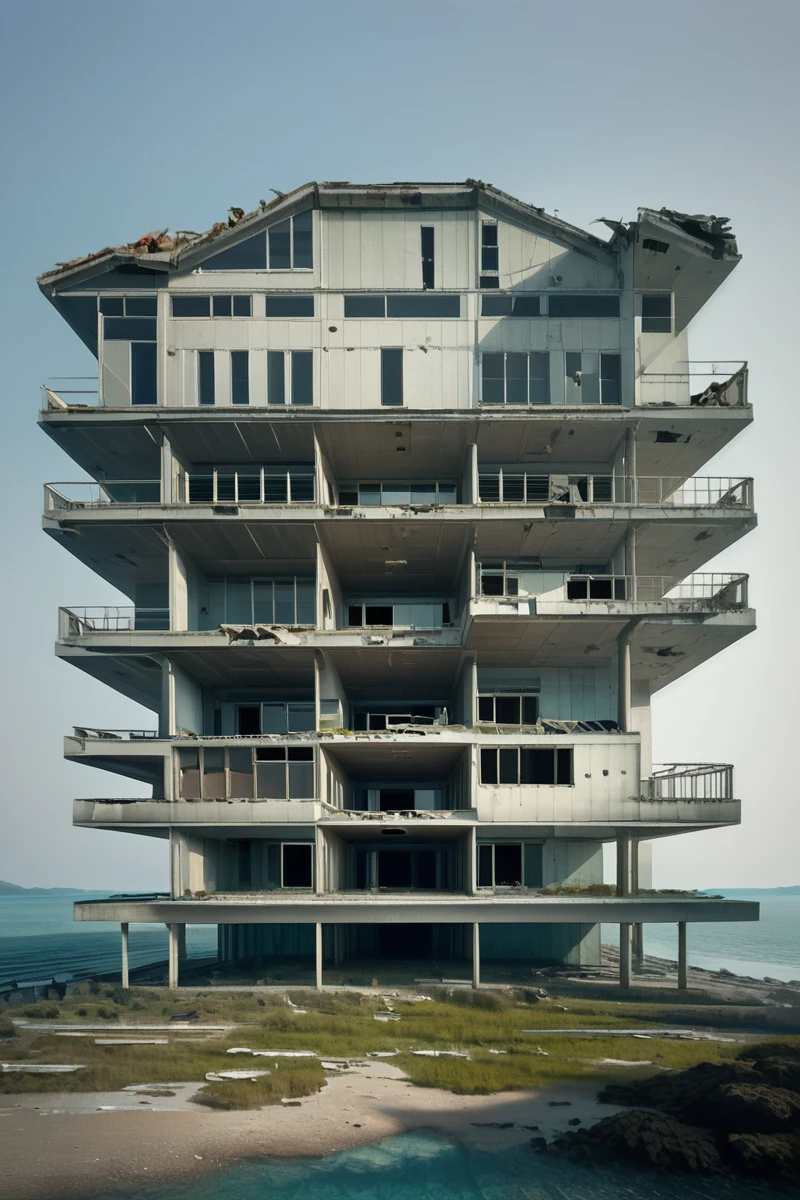 zPDXL2, score_9, score_8_up, score_7_up, <lora:AbandonedArchitecture_epoch_10:1>, abandoned buildings,
family house, overtaken by the sea, BREAK, day
