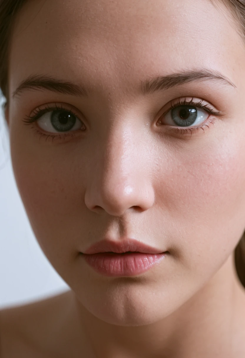 score_9, score_8_up, score_7_up, score_6_up, BREAK , source_real, raw, photo, realistic BREAK close up, Surreal,film photography aesthetic, young woman gazing upward,  expression of contemplation, delicate facial features, soft natural lighting highlights cheekbones, eyes, and lips, warm skin tones against a dark backdrop, subtle interplay of shadow and light, high-contrast photography, hint of traditional film grain texture, fine details in the eyes and skin, minimalist aesthetic, no visible accessories, natural makeup, a moment captured mid-thought or mid-reverie, emotional depth conveyed through upward gaze and slightly parted lips, slight sheen on skin suggests warmth or humidity.,