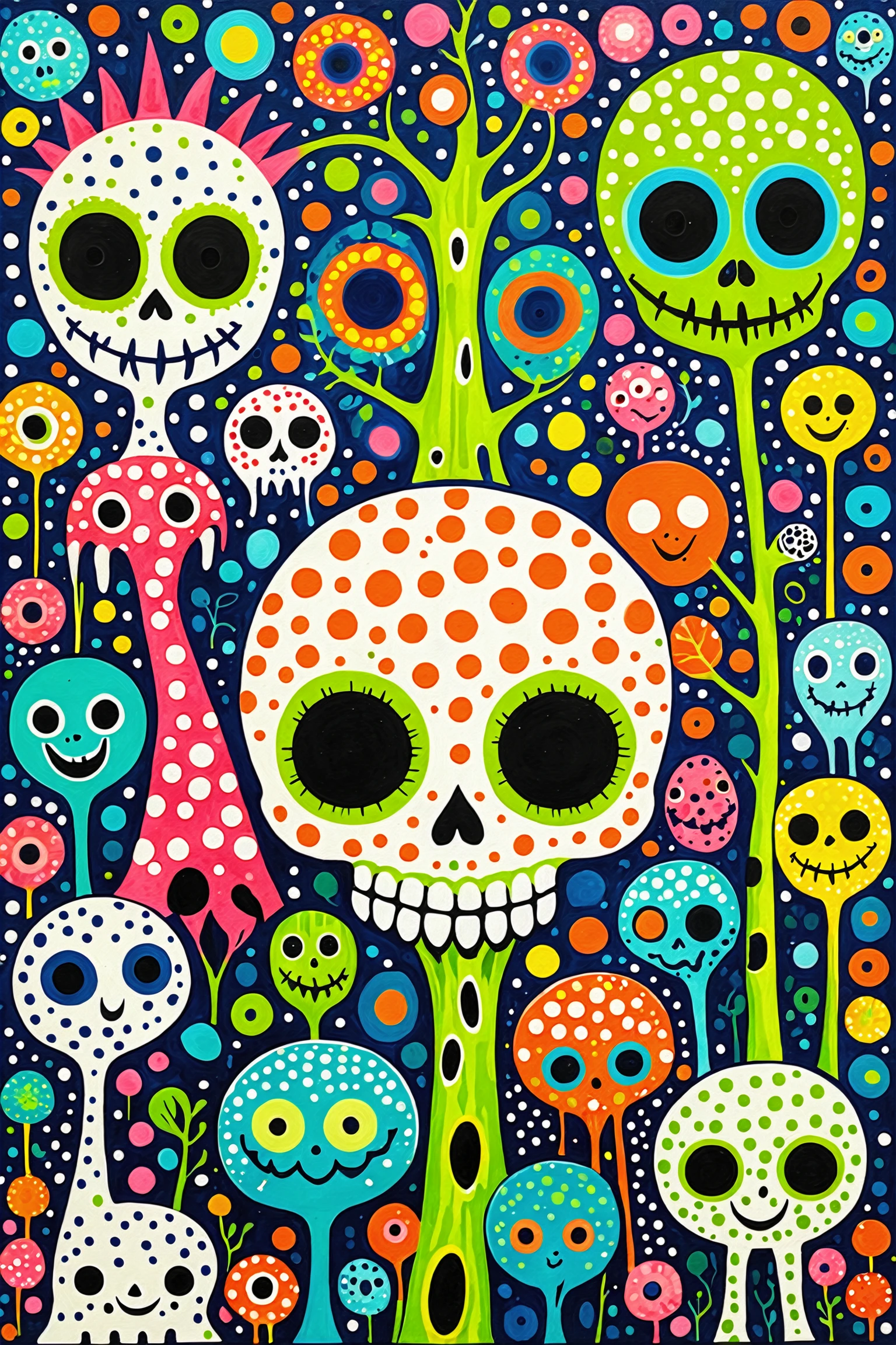 TQ - Yayoi Kusama Style XL TQ - Yayoi Kusama Style