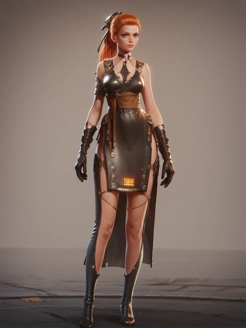 score_9, score_8_up, score_7_up, score_6_up, <lora:st3ll4rb3:0.8> st3ll4rb, 1girl, gloves, dress, full body, ginger hair,