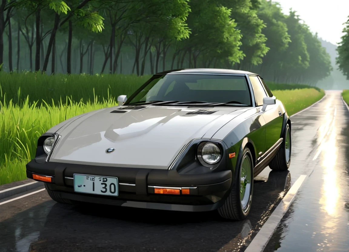 obc12 Car <lora:12_vehicle_obc12:1.0> on a road,
outside, gentle,
nature at background, professional, realistic, high quality,
Sunny with light rain, <lora:general_vehicle:-0.15>