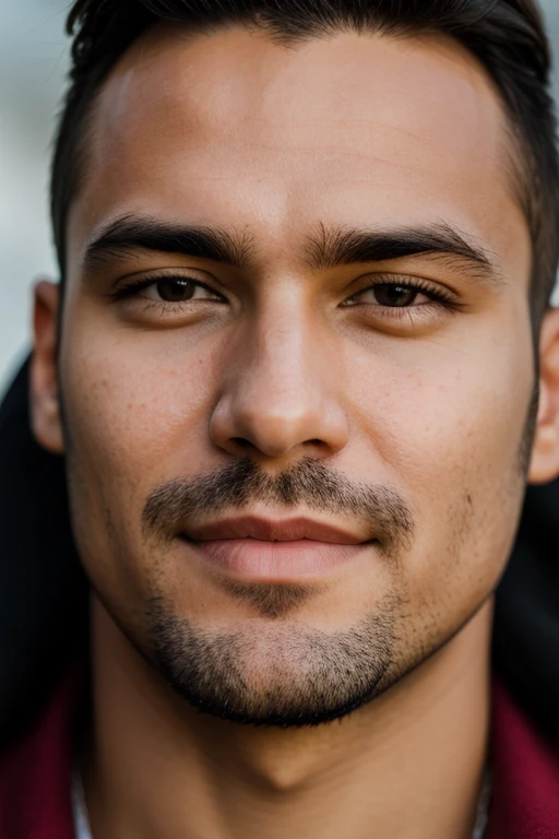 man, closeup portrait