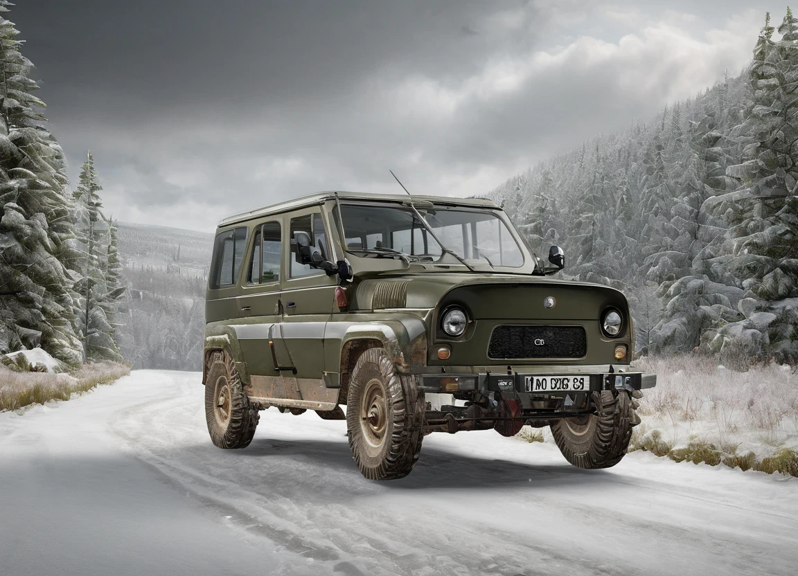 obc19 SUV <lora:19_vehicle_obc19:1.0> on a road,
outside, shadowy,
nature at background, professional, realistic, high quality,
Light snow and cloudy, <lora:general_vehicle:-0.25>