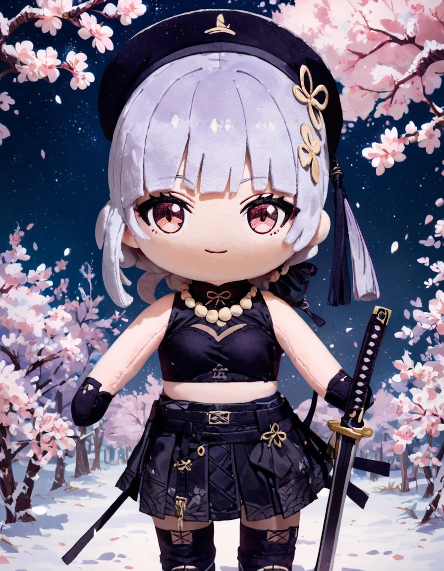 score_9, score_8_up, score_7_up, rating_safe, 
s4nchu4, holding sword, katana,
solo, tree, official_costume, plant,  long hair, outside, smile, night,sky, looking at viewer,
 <lora:Sanhua_Wuthering_Waves:0.8>
<lora:woafu_plushify_sdxl_v02:1> (plushify, character stuffed toy, chibi),