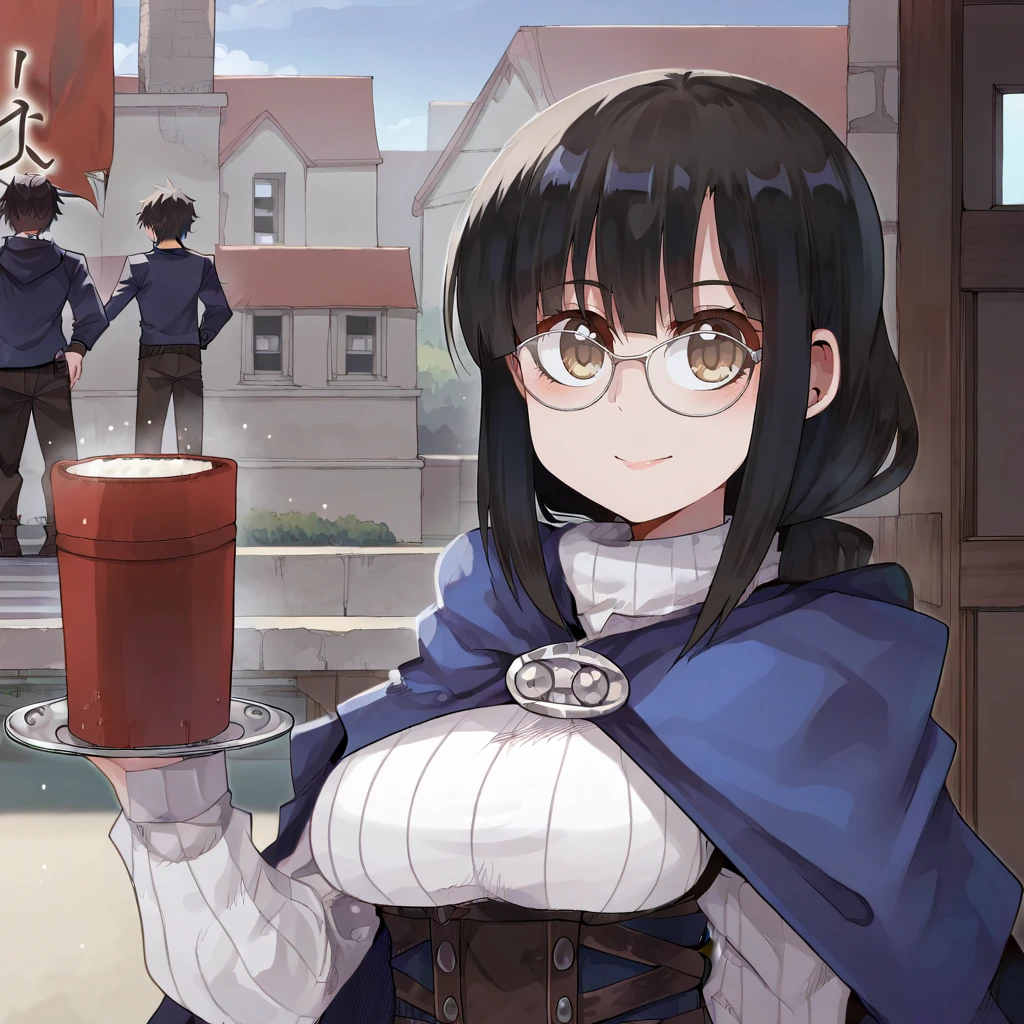 score_9, woman, glasses, ren \(yoku wakaranai kedo\), <lora:Ren XL:1>