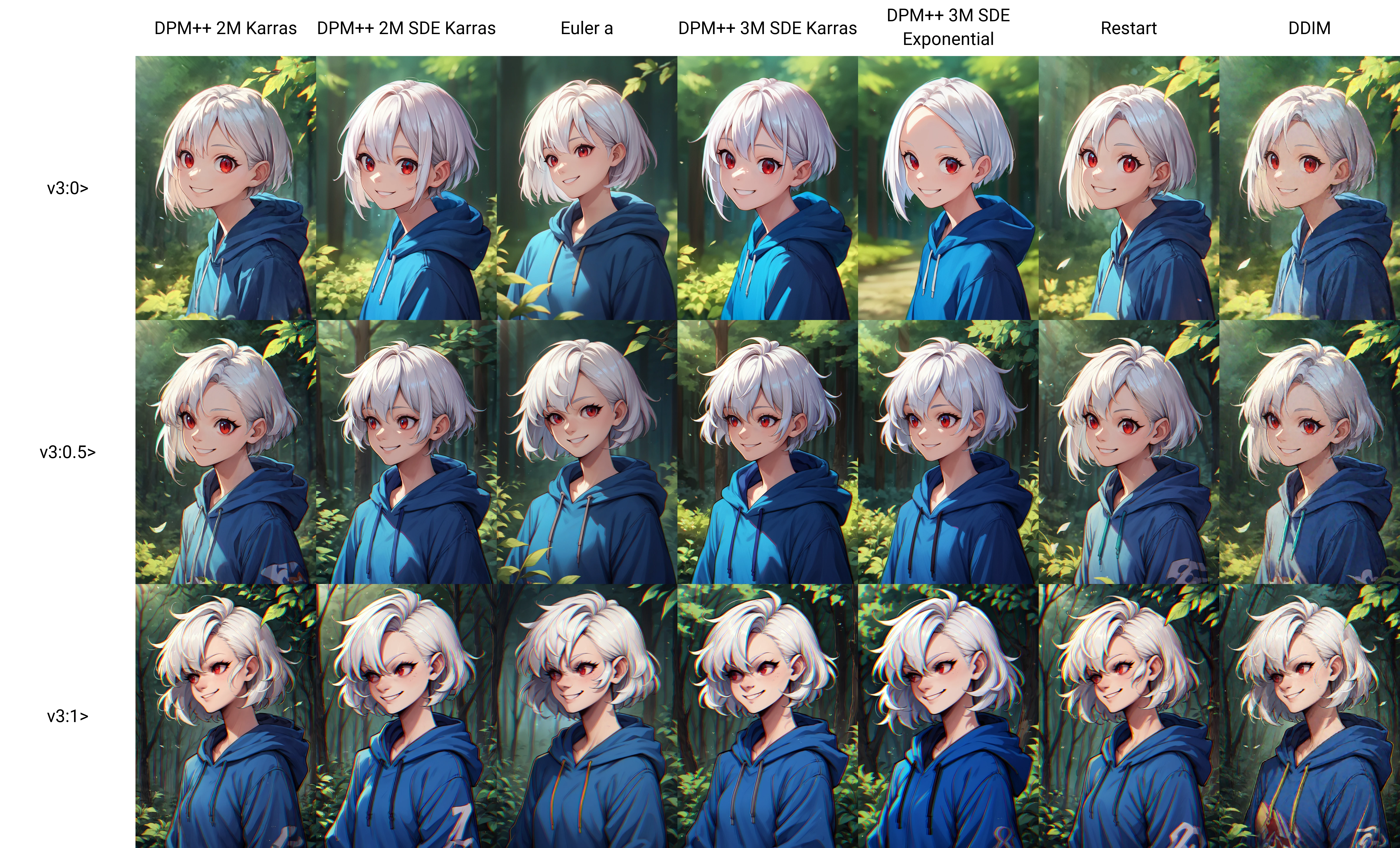 chromatic aberration ,1girl, blue hoodie, white hair, red eyes, smiling, tilted head, upper body, forest,
score_9,score_8_up,score_7_up,source_anime,
<lora:potat_chromatic_aberration_PDXL_v3:0>