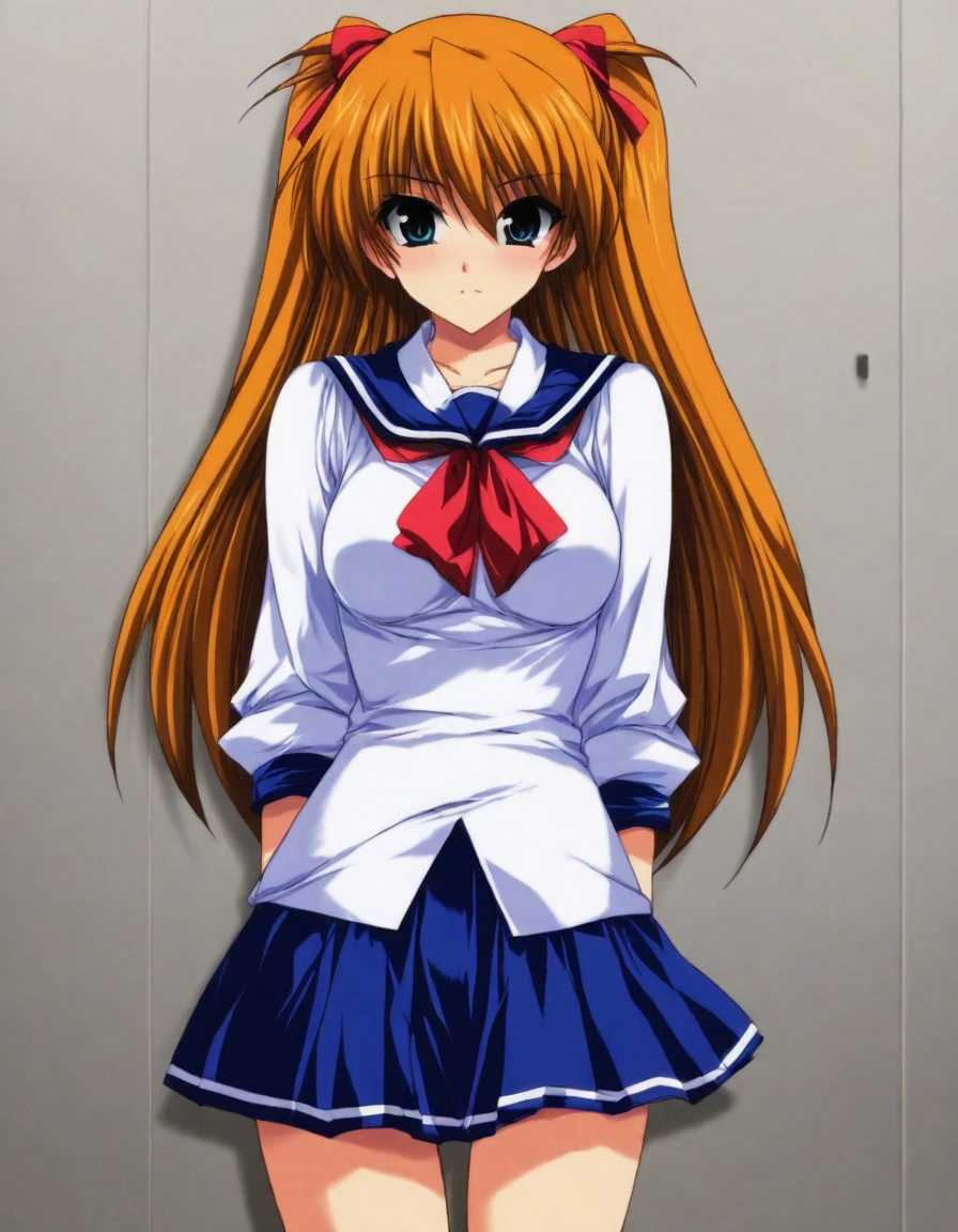 <lora:lcm-animaginexl-3_1:1> masterpiece, best quality, very aesthetic, absurdres,1girl,souryuu asuka langley, school uniform,
<lora:SHINANO_yura_PONYXL:1>