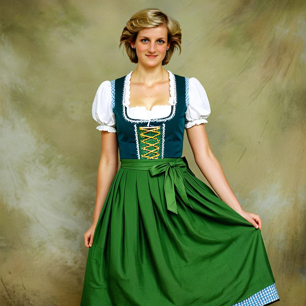 anaidydal posing in a dirndl <lora:Lady Diana SDXL-step00003000:1>